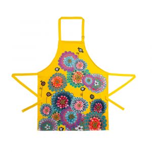 Tablier jaune polyester 85 x 69 x 1 cm