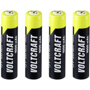 Voltcraft Endurance HR03 Pile rechargeable LR3 (aaa) NiMH 1000 mAh 1.2 v 4 pc(s)