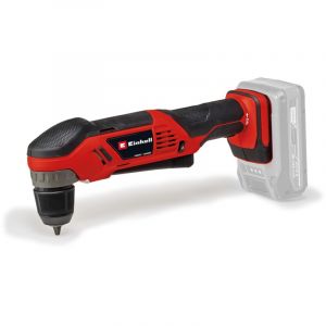 Einhell Perceuse-visseuse d’angle sans fil TE-AD 18 Li-Solo Power X-Change (18 V, 45 Nm, mandrin autoserrant 10 mm, lampe LED, support de batterie pivotant, sans batterie)
