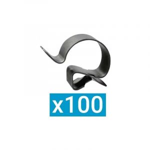 ING Fixations Clip bord de t&ocirc;le &eacute;p. 7 &agrave; 12MM D22-32 - boite de 100 - A200270