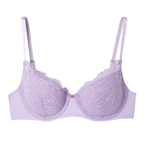 Soutien-gorge ampliforme coque moul&eacute;e violet Lilas