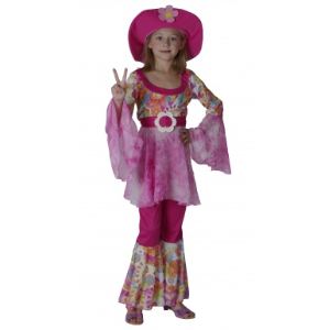 Image de Déguisement hippie fille (4 à 12 ans)