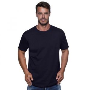Tee Shirt Homme Jhk Bleu Marine 100% Coton