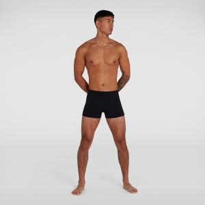 Speedo Aquashort Boom Logo Splice pour homme, Noir/Light Adriatic, 28