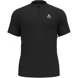 Odlo Essential Trail 1/2 Zip SS Top Men, noir L T-shirts course à pied