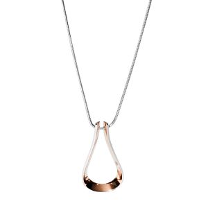 SKAGEN Collier et pendentif SKJ1228998 - KARIANA Argenté Doré Rose 42 + 5 cm Acier Femme