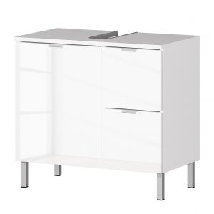 La Germania Armoire de plancher sous-lavabo GW-Mauresa 34x60x56 cm Blanc