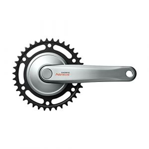 Shimano Nexus FC-C6000170 Pédalier 8 vitesses 33D, argent/noir 170mm Bras de manivelle