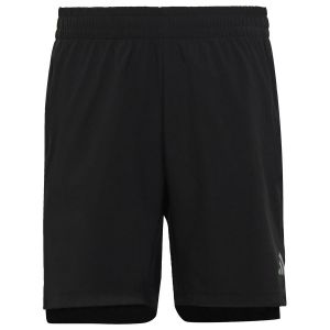 Adidas Short AEROREADY Woven 3 bandes Noir - Taille 9-10 Ans