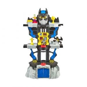 Figurine Batman avec sa Batcave Transformante Armure et Lance-projectiles Inclus Fisher-Price