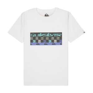 Quiksilver T-shirt Next Gen manches courtes blanc bleu gris gar&ccedil;on - 10