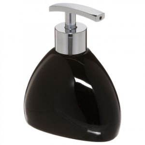 Image de Distributeur de Savon "Galet" 14cm Noir Prix