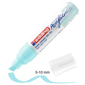 Edding Marqueur Acrylic 5000 - Pointe Large biseaut&eacute;e - Bleu Pastel
