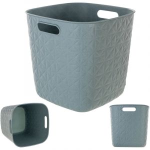 Curver SOFTEX 15L Panier de rangement 27,9 x 27,9 x 26,9 cm, bleu 00573-Z69