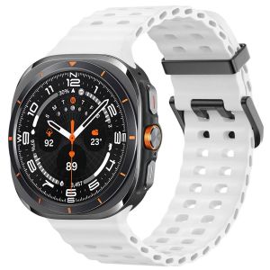 Imoshion Bracelet Ocean Silicone Samsung Galaxy Watch Ultra - Blanc
