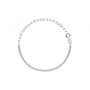 Cleor Bracelet pour femme en Argent 925/1000 serti de zircon - 0.002 g - taille : 163CM - Z0161217