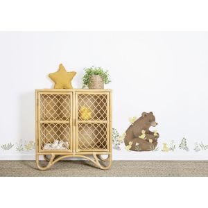 Lilipinso Planche de stickers Canards jaunes Lucky Ducky