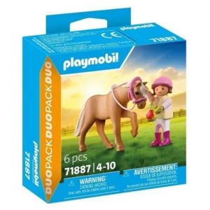 Image de Playmobil 71887 Duo : Fillette avec son poney