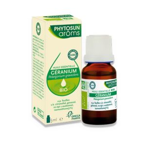 Phytosun aroms Huiles essentielles Géranium Bio 5 ml