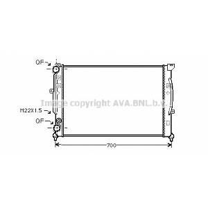 Ava Quality Cooling Radiateur VOLKSWAGEN PASSAT (247AIA2123)