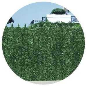 Image de Jet7Garden Haie artificielle 126 brins vert sapin en rouleau Ultra (Lot de 6) 1 x 3 m