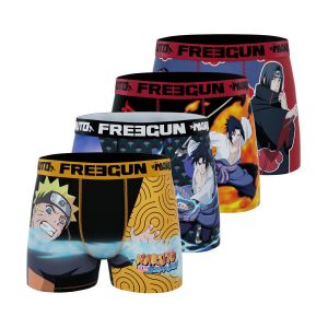 Freegun Boxers Lot de 4 boxers enfant Naruto Shippuden