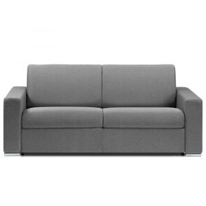 Italian Spirit Canapé lit DREAMER EXPRESS sommier lattes 140cm matelas 16cm tweed gris silex