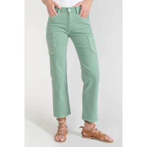 Le Temps des Cerises Jeans Precieux taille haute 7/8ème jeans vert d'eau - Couleur US 28,US 29,US 30,US 27,US 26,US 24,US 25,US 31,US 23 - Taille Vert
