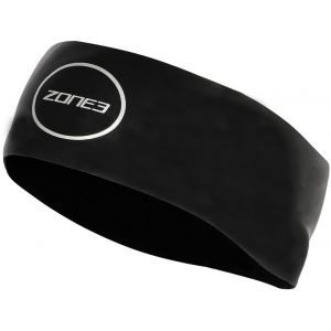 Zone3 Neoprene Bandeau, black/white Bonnets de bain