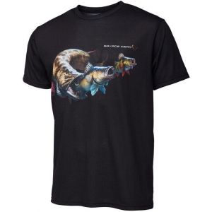 Savage Gear T-shirt à Manches Courtes Cannibal M Black