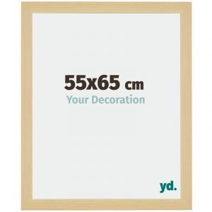 Yd. - Your Decoration - 55x65 cm - Cadres Photo en mdf Avec Verre acrylique - Anti-Reflet - Excellente Qualité - Décor Érable - Cadre Decoration