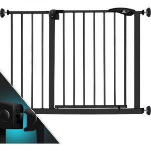 Kidiz Grille de Protection pour Porte - Grille d'escalier - pour Animaux de Compagnie - sans per&ccedil;age - Orientable des Deux c&ocirc;t&eacute;s - 102-115 cm