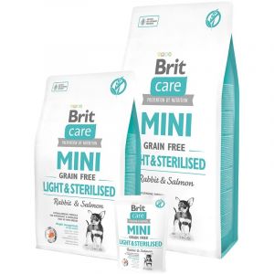 Brit : Croquettes Chien Lapin & Saumon - Light & Sterilise 2 Kg