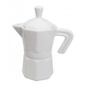 Nerthus FIH 553 Carafe à lait en porcelaine blanche avec cafetière italienne