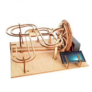 Dam Maquette en bois 3d, avec mouvement m&eacute;canique.