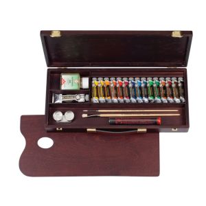 Image de Rembrandt Coffret en bois huile extra fine TRADITIONNELLE