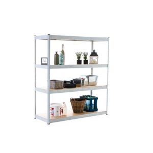 Image de CLP Tagère De Rangement Pour Charges Lourdes 160 x60x180 cm blanc