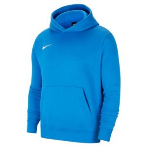 Nike Sweat à Capuche de Football en Molleton pour Grand Enfants, Taille XL, Bleu Royal/Blanc