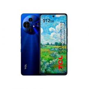 TCL Digital Technology 50 NXTPAPER - 5G smartphone - double SIM - RAM 8 Go / Mémoire interne 256 Go - microSD slot - 6.8" - 2460 x 1080 pixels (120 Hz) - 3 x caméras arrière 108 MP, 8 MP, 2 MP - front camera 8 MP - bleu nuit