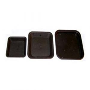 Nuova Pasquini & Bini Coupelle Carree noir 18,9 x 18,9 cm x 100pcs pour pot carré