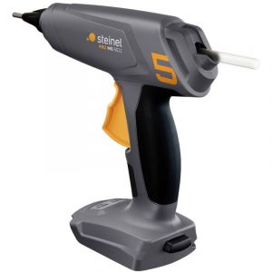Steinel Pistolet à colle sans fil MobileGlue 5011, système de batterie CAS 18V, y compris 3 bâtons de colle 11 mm, 130°C/200°C