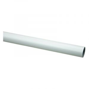 Secodir - Tringle &agrave; rideau acier &oslash;20 longueur 1,50m laqu&eacute; Coloris - Blanc - Blanc