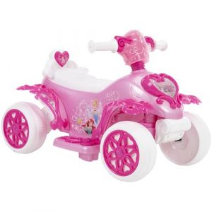 Disney Princess 6 V Quad à Bulles à Piles, de Huffy, 1,5-3 Ans, Rose