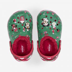 Crocs Sabots doublé bébé Mickey Xmas T