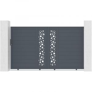 Casanoov - Portail aluminium coulissant sunny 300x180cm