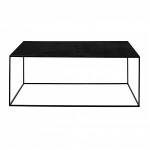 Image de Zago Table Basse Carré Métal Noir EXPO