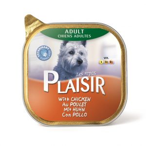 Repas Plaisir Terrine au poulet Plaisir pour chien en barquette 150 g