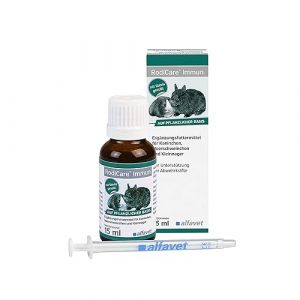 Alfavet RodiCare Immunitaire pour Lapins, cochons d'Inde et Petits Animaux - Complément Alimentaire - 15 ML - Seringue doseuse