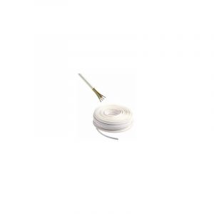 Câble électrique souple blanc - HO5VVF 4G1,5mm² - 50m
