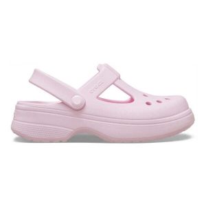 Crocs Unisexe Enfant Classic Mary Jane Clog K Sabots, Pink Milk, 28/29 EU